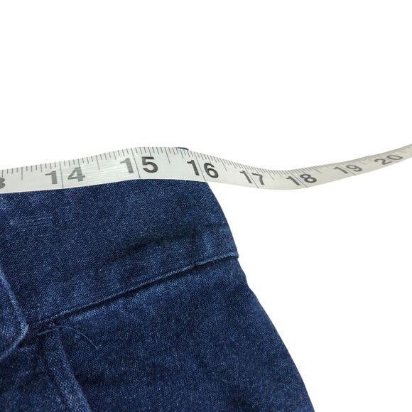 Vintage Westbound Skirt Womens 14 Denim Knee Length Modest Western Pockets Y2K - Picture 12 of 13